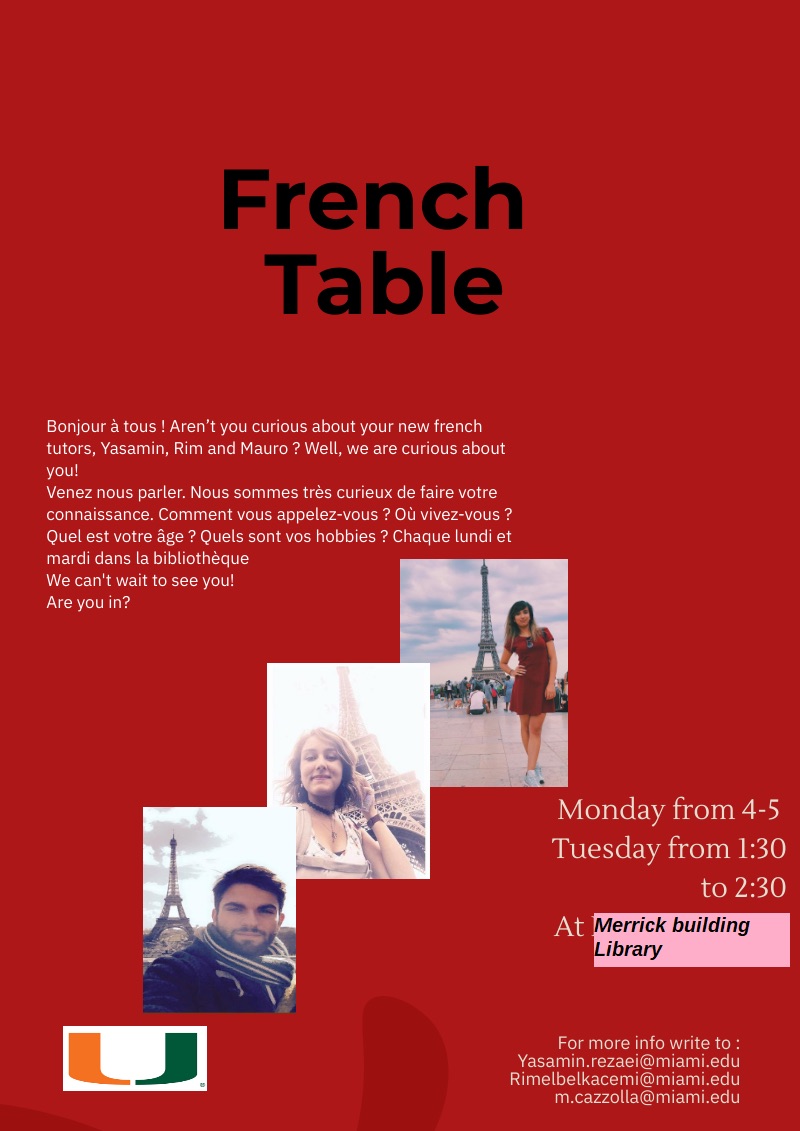French Table 2020