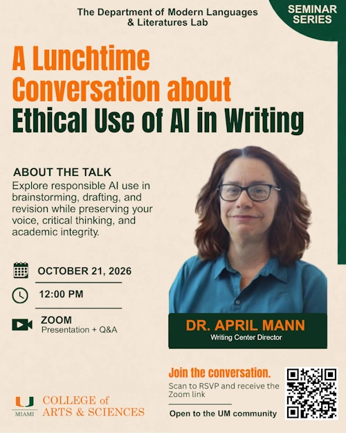 MLL Seminar Series - Dr April Mann