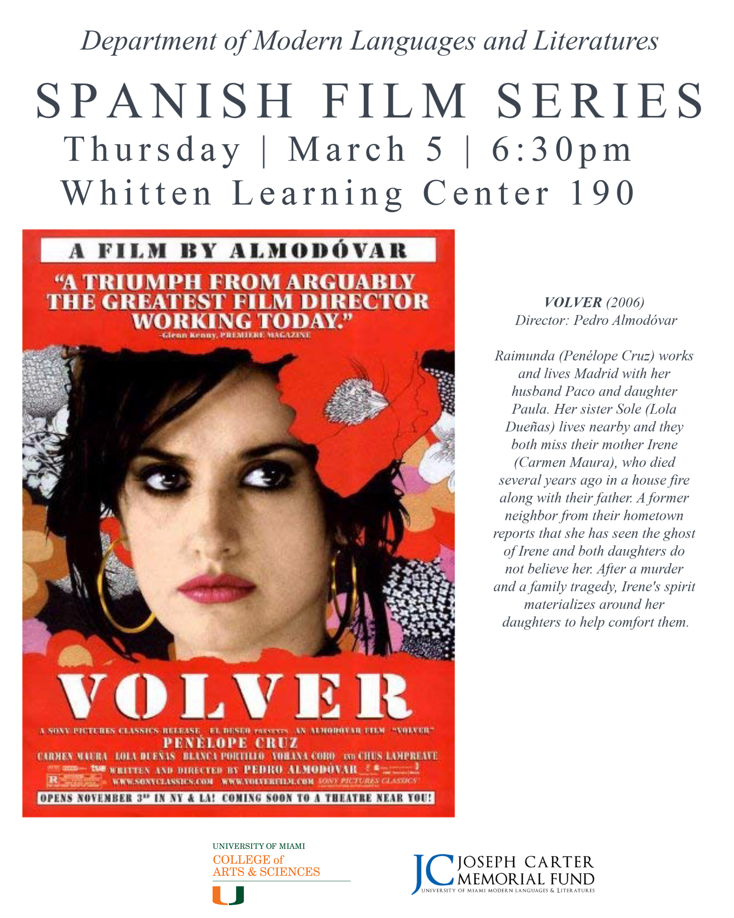 spanish film march 2020